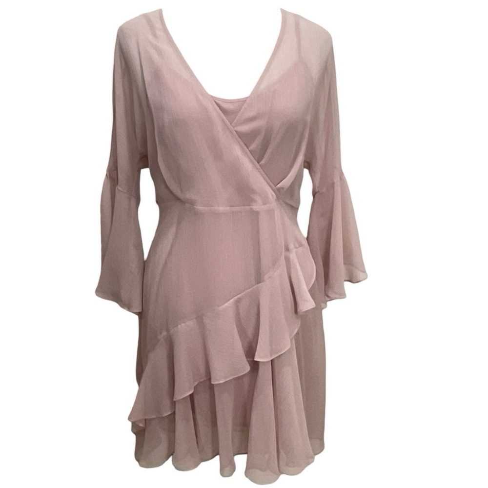 French Connection Dusty Rose Dress Size 8